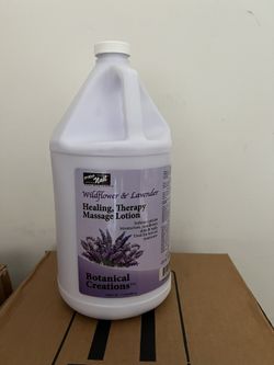Healing,Therapy, Massage Lotion 1 Gallon Wildflower & Lavender