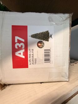 Christmas tree and accessories