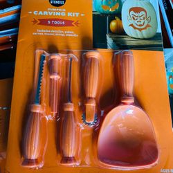 New Halloween Pumpkin, Carving Kits, Tools, And Stencils New