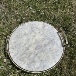 Marble serving tray