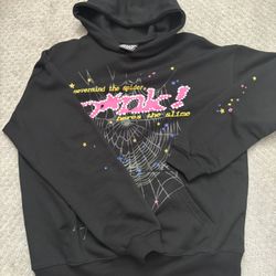 Pink Sp5der Hoodie Medium Men’s