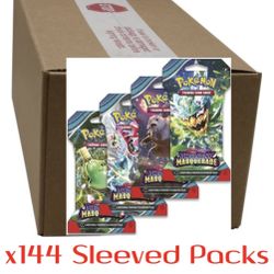 Twilight Masquerade Sleeved Booster Pack Case (Opened)