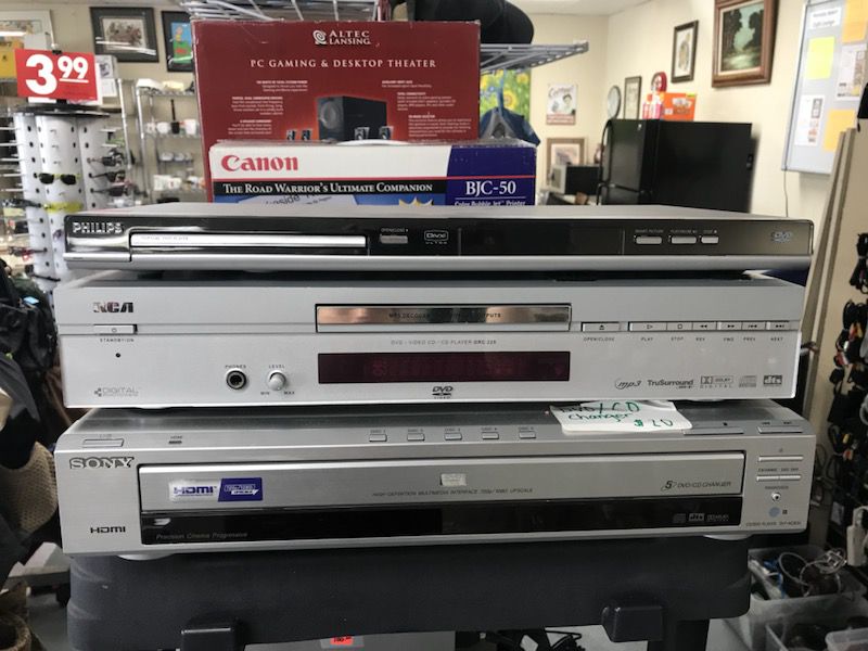 DVD players and electronics