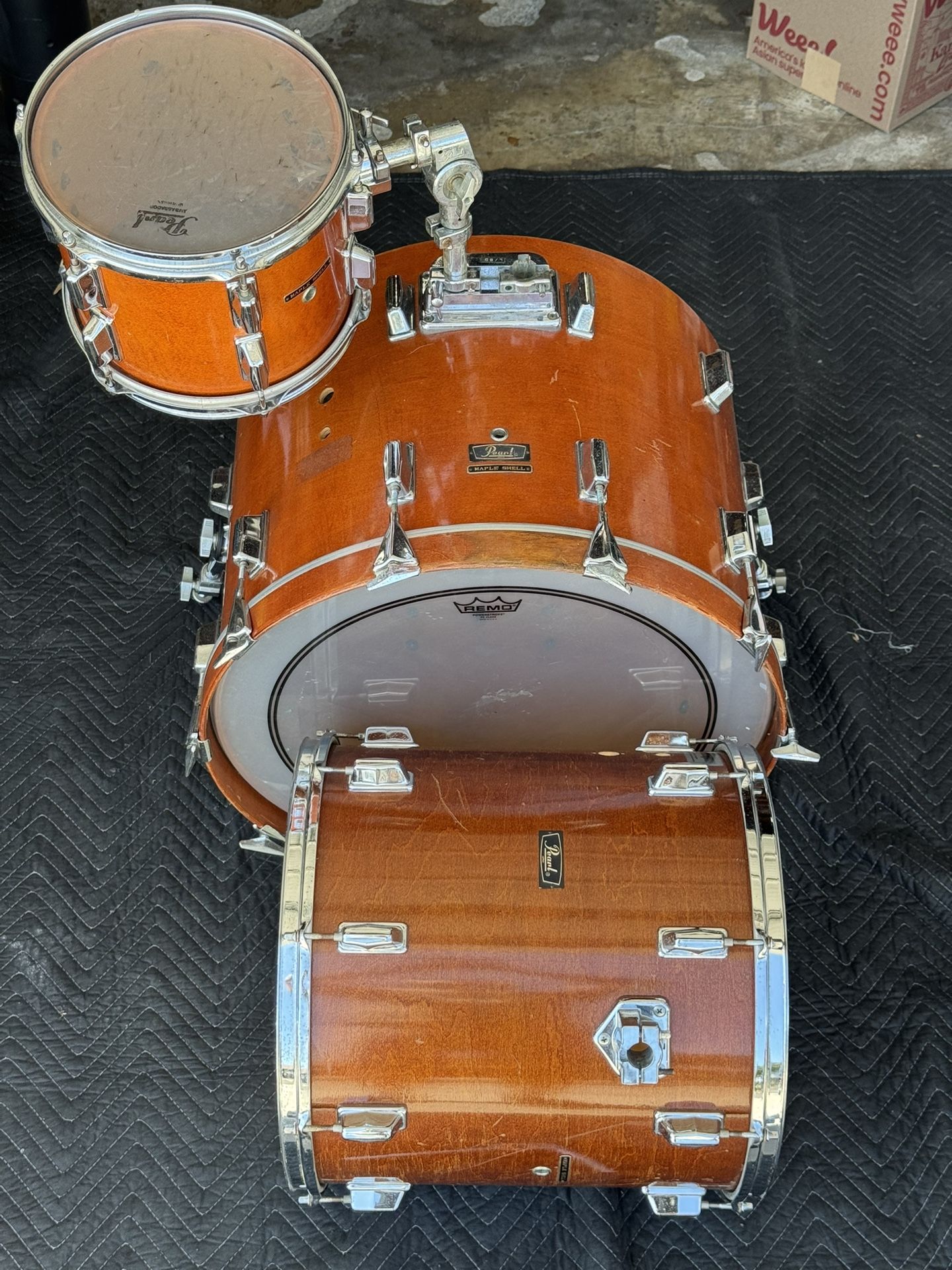 Pearl 80s Maple Drum Kit Made In japan
