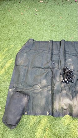 Jeep JL Roof mesh cover Black Mesh Pool or Trampoline Cover