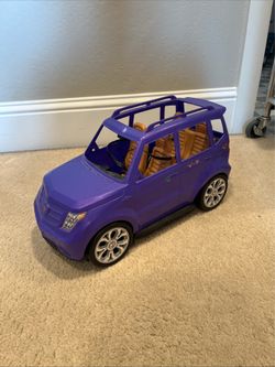 Barbie Doll Mattel Purple SUV Vehicle Car
