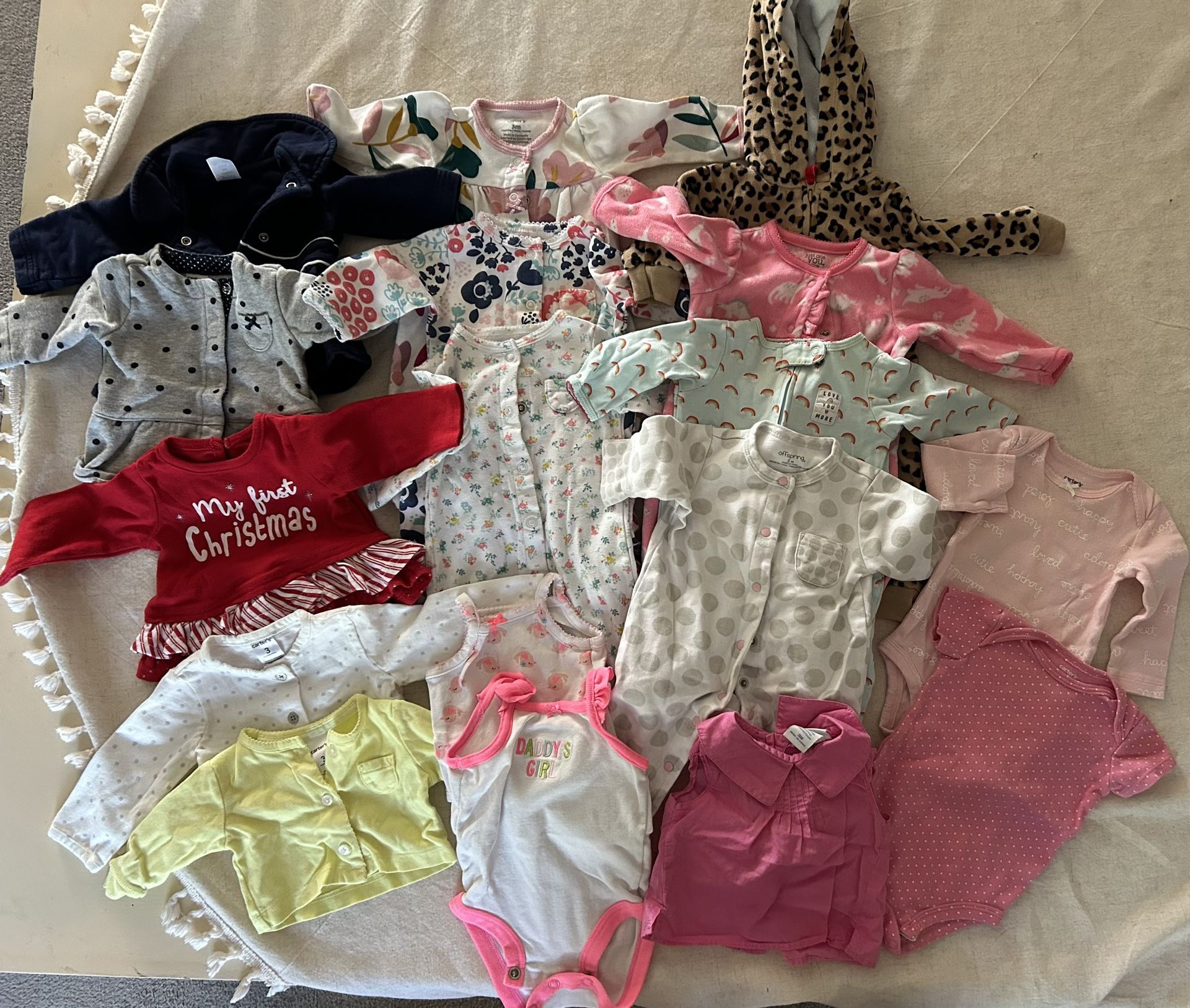 Lot Of 3 Month Baby Clothes