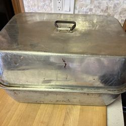 Vintage Wear-Ever Aluminum Roasting Pan