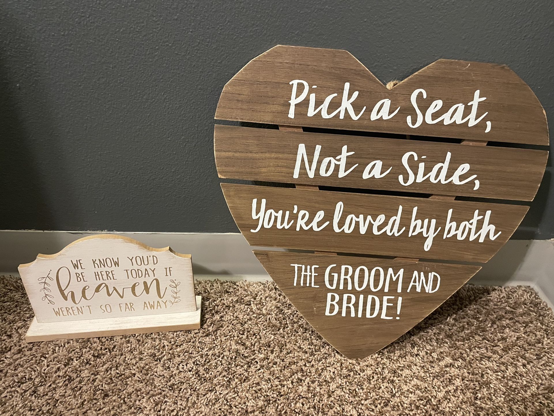 Signs For Wedding