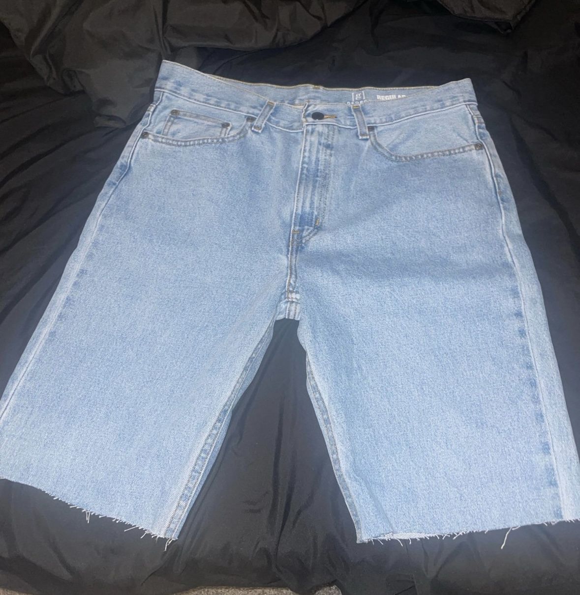 custom denim jorts