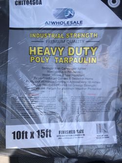 Heavy Duty Tarp 10ft x 15ft