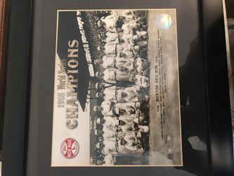 1918 & 2004 Red Sox World Series framed picture