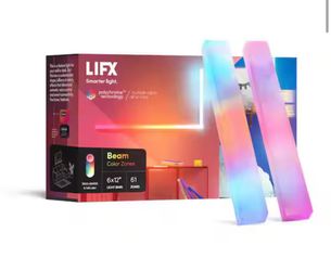 NEW 12 in. Multi-Color Smart Wi-Fi LED 6X Beam Light Kit and Corner,