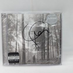 Signed Taylor Swift Folklore CD