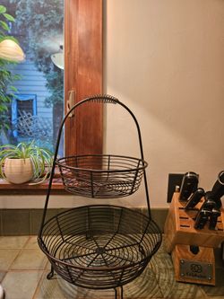 Fruit 2 tier baskets