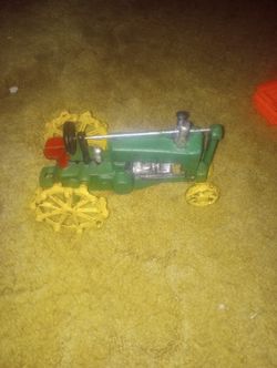 Cast Iron Toy Tractor 