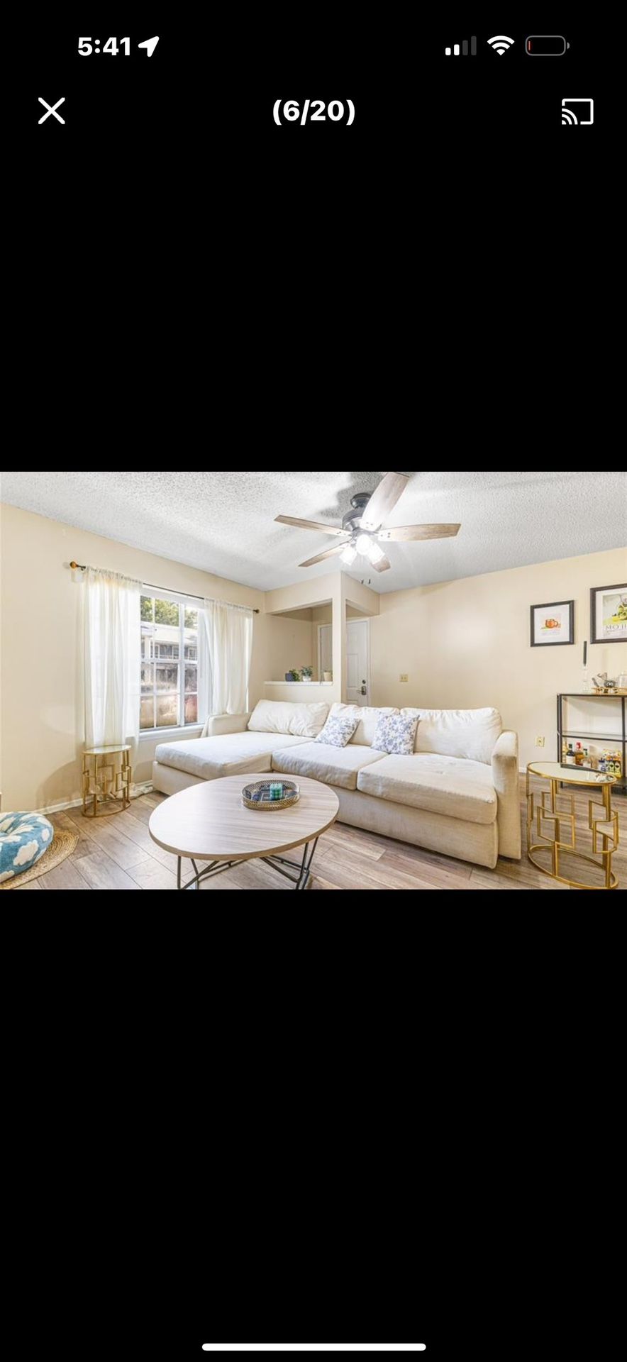 Modern Beige L-Shaped Sectional Sofa – Great Condition!