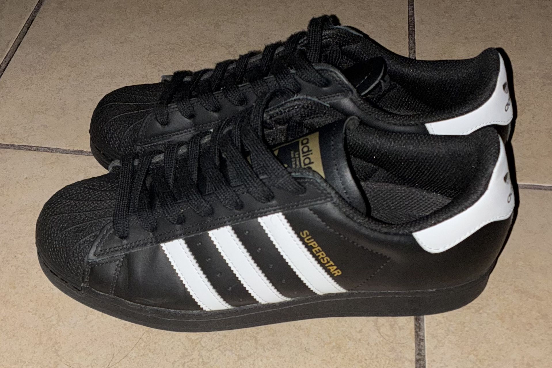Black Adidas Superstar ADV