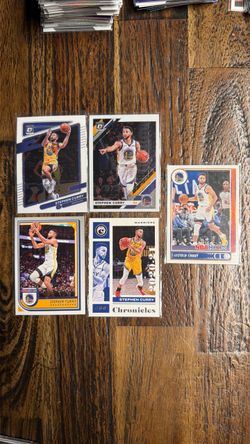 Stephen Curry Basketball Card Lot – Optic NBA Hoops Warriors