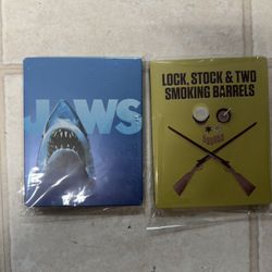 Jaws 4K Steelbook And Lock Stock & Two Smoking Barrels 