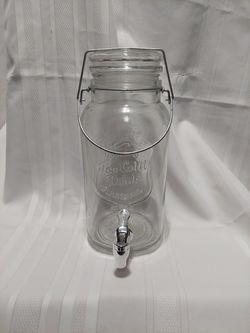 Vintage 1 gallon mason ice tea jar