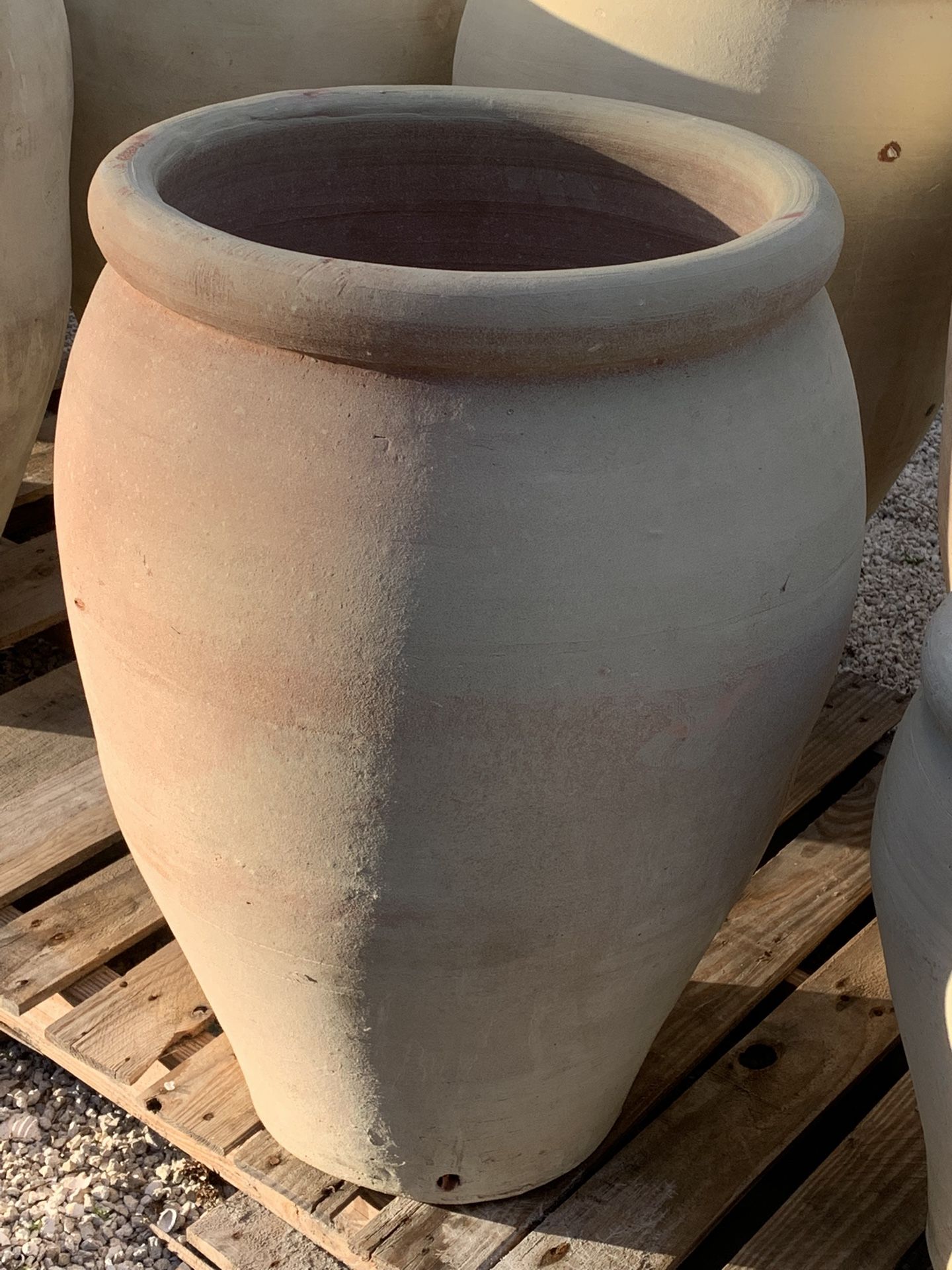 Large Mediterranean Clay Urn Planter