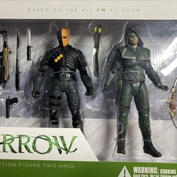 DC Collectibles Arrow Oliver Queen and Deathstroke Action Figure, 2-Pack