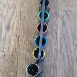 1/2 Inch Deep Socket Set 10 Peace Colored 
