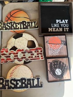 Sports plaques and frames