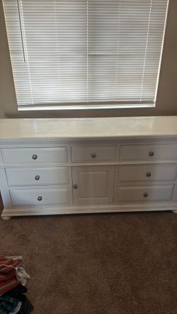 White dresser