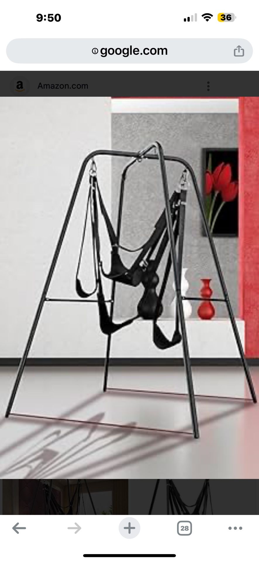 heavy duty real premium sex swing sling purple for couples adult playroom