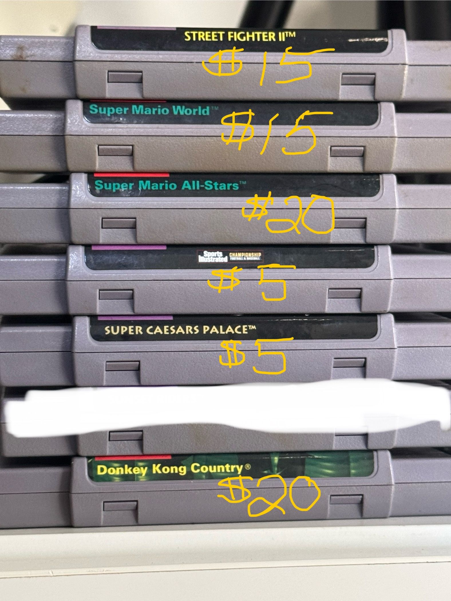 Retro Super Nintendo Games