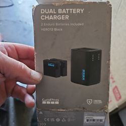 Gopro Dual Charger And Batteries Brand New 
