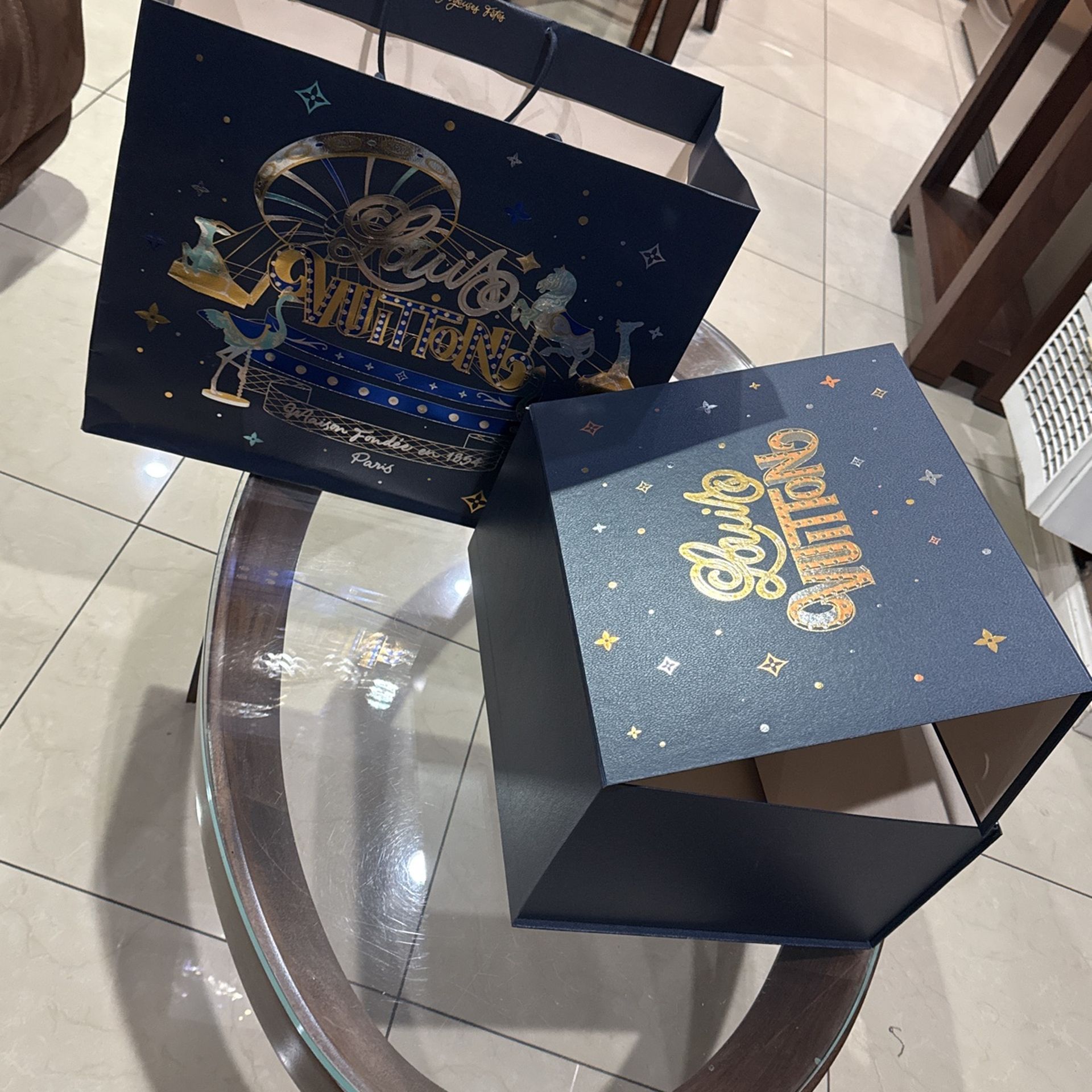 Louis Vuitton Special Edition Box And Bag