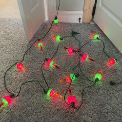 Vintage Noma Bubble Christmas Lights