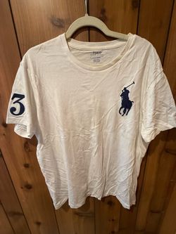 Polo Ralph Lauren Men’s Large T-Shirt – Polo Pony & #3 Sleeve