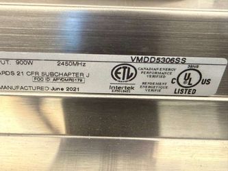 Viking Built In Microwave Convection Oven 30”Inch  Stainless Steel