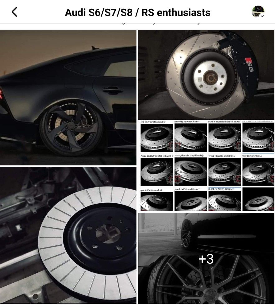 Drill Slot Rotors Challenger SRT8 Charger Audi BMW Cadillac Toyota Mustang Camaro Infiniti Lexus Jeep Trackhawk 2wd 4x4 AWD BRAKES Frenos