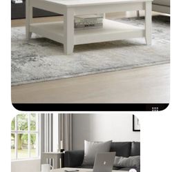 4 White Coffee Tables 