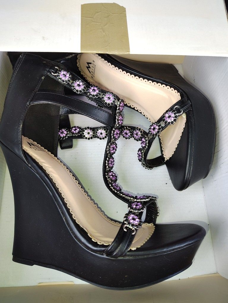 Black Boots/Heels Size 9-10