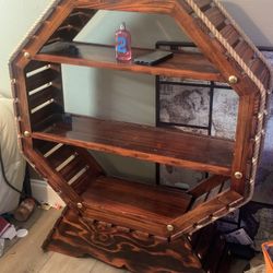 Octagonal Display Shelf  