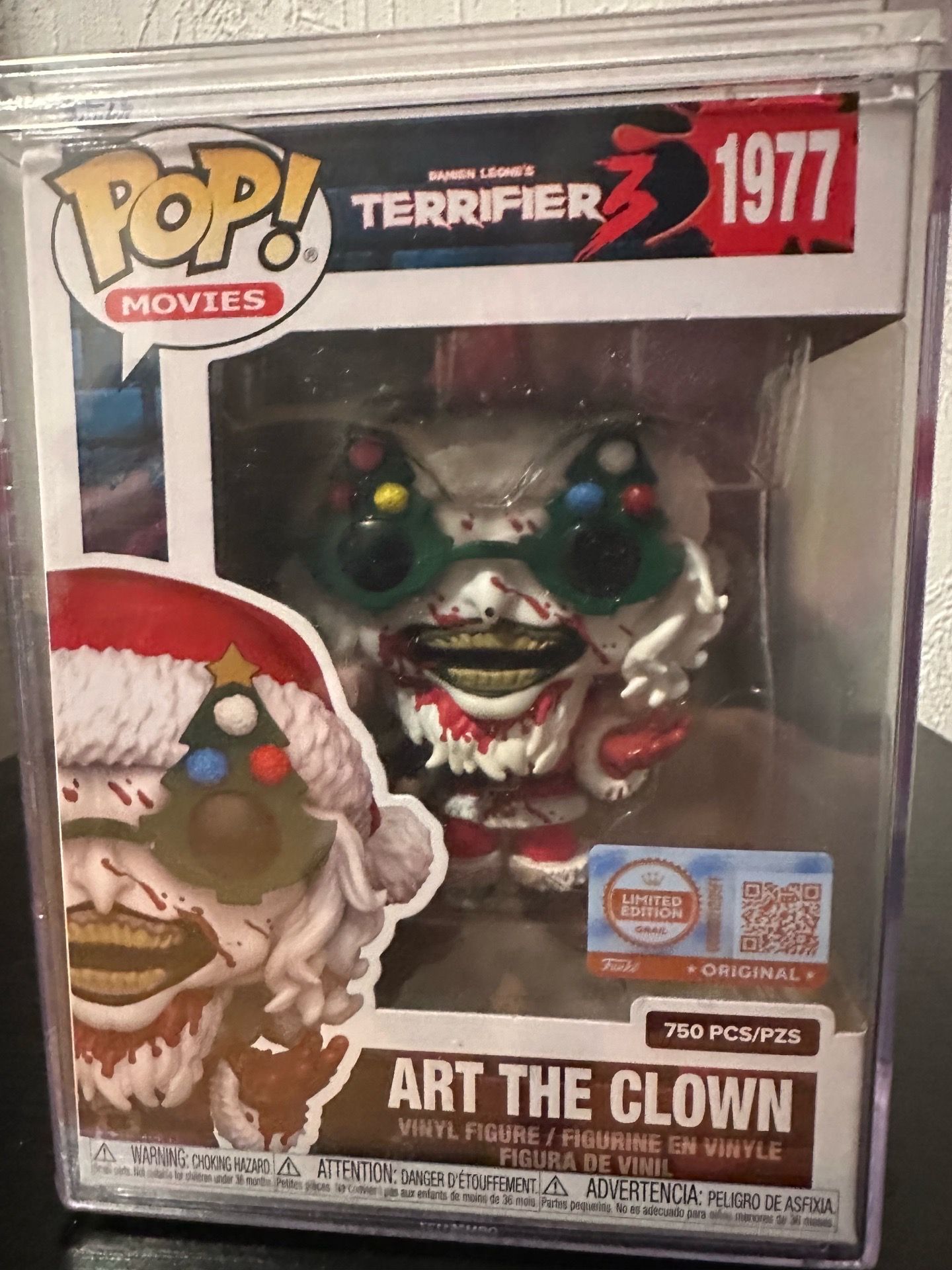 Funko Pop Terrifier 3 Art the Clown Bloody Santa Suit #1977