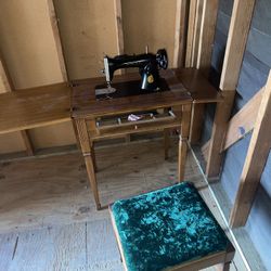 Vintage 1948 Singer Sewing Machine Table