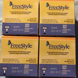 Freestyle Blood Glucose Test Strips.