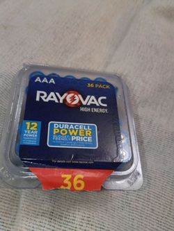 36 piece triple A batteries