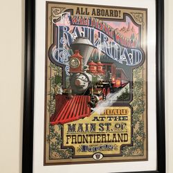 Walt Disney World Ride Poster