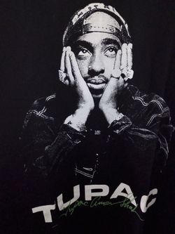 2 PAC Black T-shirts New/with Tags