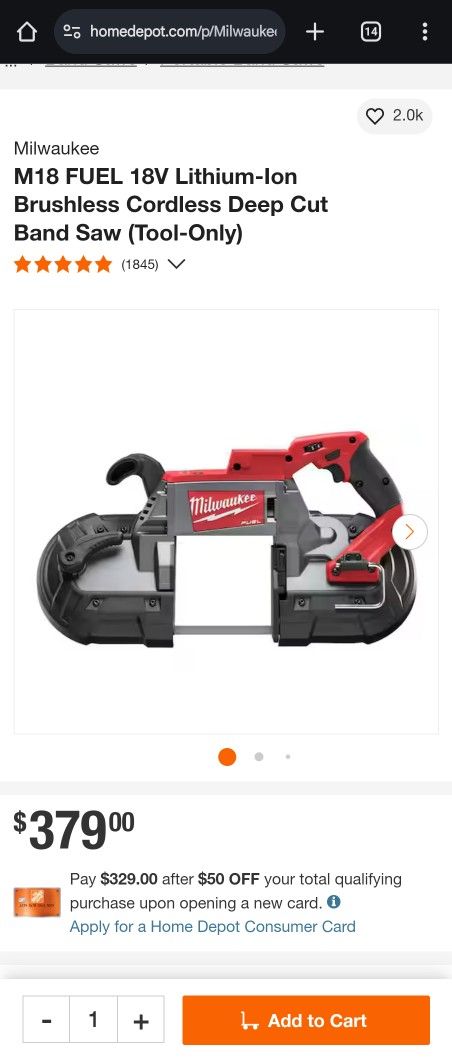 Milwakee Bandsaw