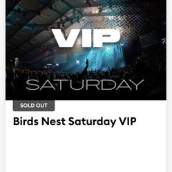 John Summit Bird’s Nest VIP