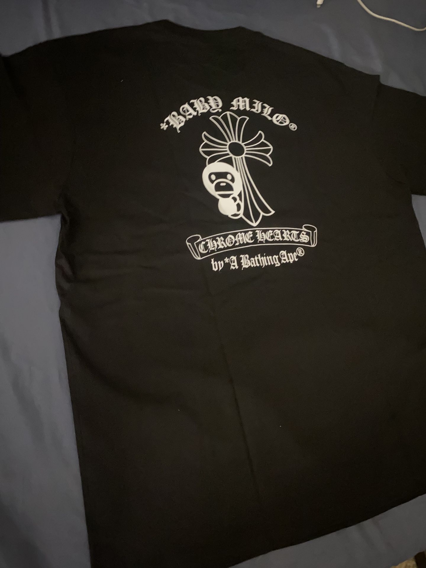 Crome hearts X bathing ape (XL) t-shirt
